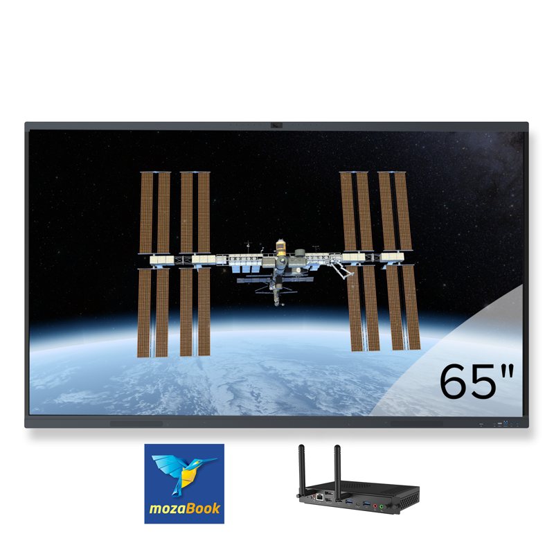 Інтерактивна панель EdPro Touch B 65" (ETP65B), OPS ПК (Intel i7 12Gen/16/512/W11Pro), настінне кріплення, MozaBook Classroom (підписка на 1 рік)